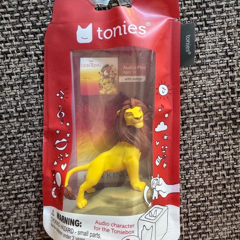 Toniebox Lion King Audio Figure - Yellow